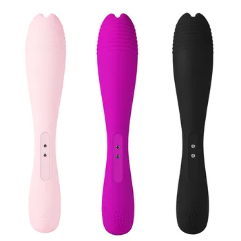 10+10 Rýchlosť Bezpečnej Silikónové Dual Motorových G Mieste Vibrátory Sex Pošvy Masér Stimulácia Klitorisu Dildo Vibrátor Sexuálne Hračky pre Ženy