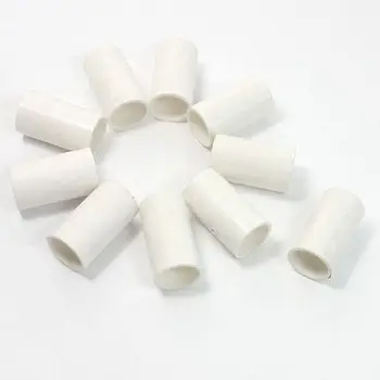 10 Ks 16 mm Vnútorný Priemer Rovno PVC Potrubie Konektory Príslušenstvo Biela