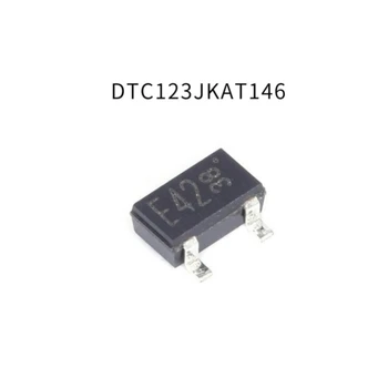 1PCS DTC123JKAT146 SMD SOT23-3 hodváb obrazovke E42 digitálne tranzistor triode