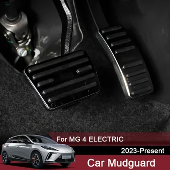 2 ks Pre MG 4 Elektrické 2023-2025 Hliníkovej Zliatiny Auto Styling Auto Plynový Pedál Vnútorného Nálepky Urýchľovač Pad Auto Príslušenstvo
