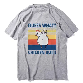 2020 módne letné, Čo Vtipné Kuracie Zadok Meme Retro pánske T-Shirt Novinka pre Humor Dospelých Čaj