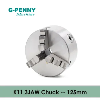 3 čeľustí 125 mm Chuck 4./A osi self-centrovanie príručka chuck K11 štvrtý čeľuste pre CNC Gravírovanie Frézovanie stroj Sústruh Stroj