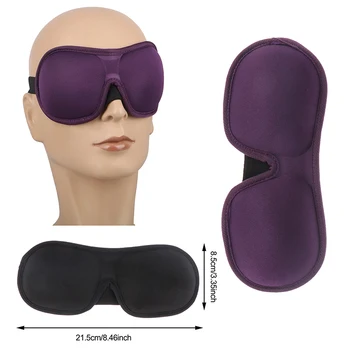 3D Spanie Maska Eyepatch Oko Pokrytie Mäkké Prenosné Pre Oko Cestovať, Relaxovať na Spanie Pomoci Oko Patch Tieňovanie Oči Očná Maska