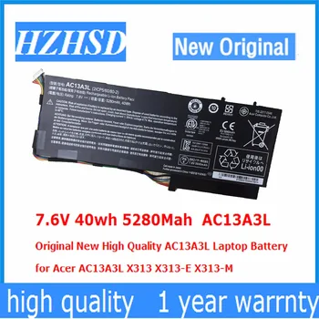 7.6 V 40wh 5280Mah AC13A3L Originálne Nové Kvalitné AC13A3L Notebook Batéria pre Acer AC13A3L X313 X313-E X313-M