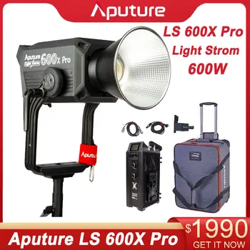 Aputure LS 600 x Pro Svetlo Storm 600W (V-mount) Bi-color 2700K-5600K Video Svetlo Nepremokavé Fotografie Studio Vyplniť Svetla