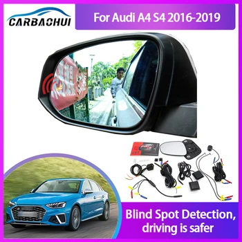 Auto Blind Spot Zrkadlo Radarový Systém Detekcie pre Audi A4 S4 2016-2019 BSD Mikrovlnná Nevidiacich Monitorovanie Asistent Bezpečnosť Jazdy