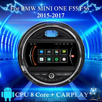 Auto DVD Prehrávač Android Auto Stereo Pre BMW Mini F55 F56 2015-2017 autorádia Headunit WIF Carplay GPS Navigácie