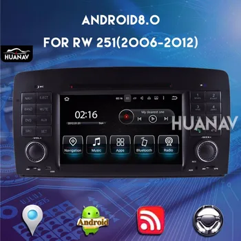 Auto DVD prehrávač, GPS Navigáciu Pre Mercedes Benz R W251 2006-2012 Rádio 2 din multimediálne GPS Android 8.0 8 jadro autostereo