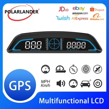 Auto Head Up Display GPS Kompas Auto Príslušenstvo Rýchlomer Alarm Systém Displej Vzdialenosť A Čas Smere Jazdy Uhol G3
