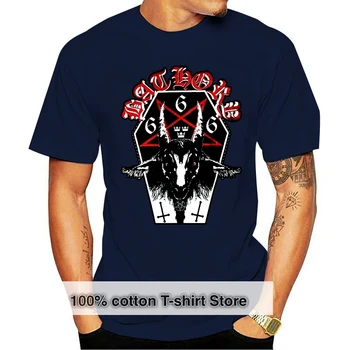 Bathory Ťažkých Kovov V Conspirscy So Satanom Topy Tee Tričko Čiernej A Bielej USA Veľkosť Vtipný Bavlna T-Shirt