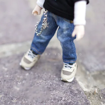 BJD bábika nohavice vhodné pre OB11 GSC veľkosť bjd módne all-star zápas džínsy závesné reťaze bábika príslušenstvo (päť farieb)
