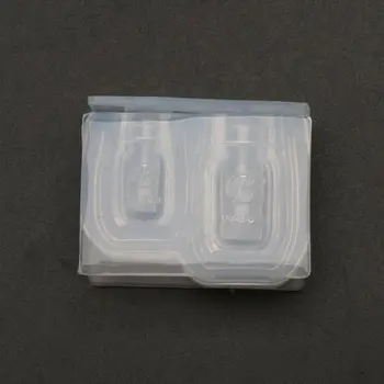 C90C Ručné Malej Veľkosti Med Jar Formy Fľaša Prívesok UV Živice Casting Mold Miniture Potravín Hrať Silikónové Formy Šperky Robiť