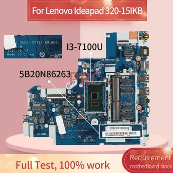 DG521 DG721 NM-B241 Pre Lenovo Ideapad 320-15IKB 320-17IKB I3-7100U 4GB Notebook doske SR343 DDR4 Notebook Doske
