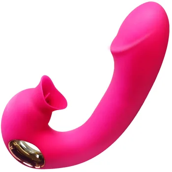 Dvojité hlavu Sex Lízanie Jazyk Upozorňuje Vibrátor Sexuálne Hračky pre Ženy, Ženské Bradavky Sania Klitorálny Stimulat 7 Frekvencia USB