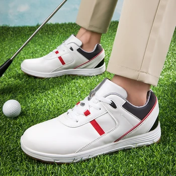 Fashion Golf Topánky pánske Nepremokavé Non slip Športové Topánky Pohodlné Vonkajšie Pár Vychádzkové Topánky Veľké Veľkosti 36-46