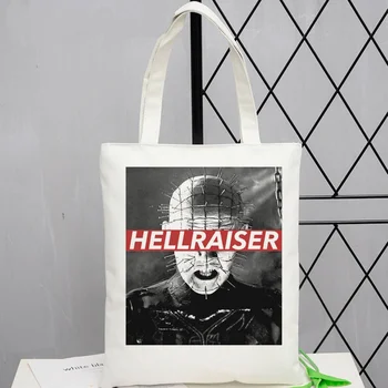 hellraiser nákupní taška shopper bolsa plátno s potravinami tote shopper taška textílie ecobag tote cabas