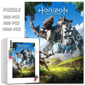 Horizont Nula Dawn Skladačka Puzzle 300/500/1000 Kusov Klasickej Hry Video Drevené Puzzle pre Vzdelávanie Dospelých Dekompresný Hračky
