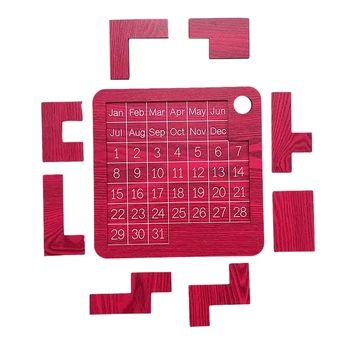 Kalendár, Puzzle, Drevené Kalendár Office Hrať Rôzne Puzzle, Ak Chcete Zobraziť Dátum Stôl Puzzle Hry