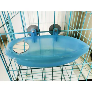 Klietka pre Papagáje Pet Vták Závesné Misy Birdbath Vták Vody Vaňa 1pc Parakeet