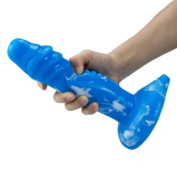 Modrá Análny Sex Hračky Pre Ženy Sacie Veľké Veľkosti Zadok Zástrčky Prostaty Masáž Pre Mužov, Ženy Riti Rozšírenie Análny Stimulátor Korálky