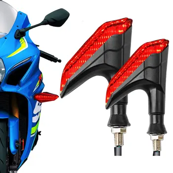 Motocykel smerovku LED Tečie Zase Signálne Svetlá Univerzálny Strane Otáčanie Ukazovateľov Motocykel Indikátor Pre Street Bike