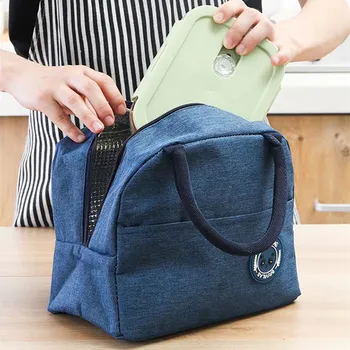 Nepremokavé pribrala hliníková fólia izolácia taška Japonský štýl obed taška multi-funkčné pikniková taška Oxford handričkou prenosné
