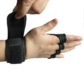 Nový 1 Pár Vzpieraní Fitness Rukavice Telocvični Rukavice Ženy Muži Chránič Tela Budovy Výcvik Športové Strane Palm Grip Gymnastika