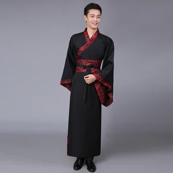 Nový 5 Farba Starovekej Čínskej Hanfu Kostým Mužov Oblečenie Tradičnej Číne Tang Vyhovovali Orientálna Čínska Tradičné Šaty Mužov