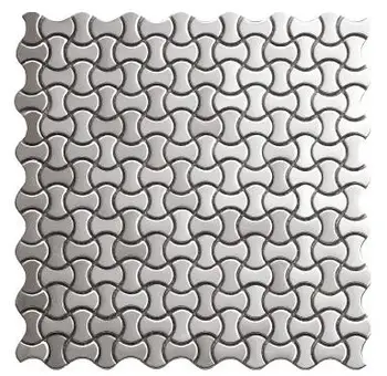 Nový štýl nehrdzavejúcej ocele kovové mozaikové dlaždice, kuchyňa backsplash kúpeľňa so sprchou pozadí dekoratívne obývacie steny papier dlaždice