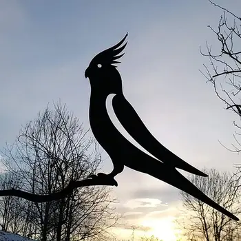 Papagáj Kovové Vták Umelecké Dekorácie Pre Váš Dvore Alebo Strom Kovové Umenie A nádvoria Záhrady Veľkonočné dekorácie