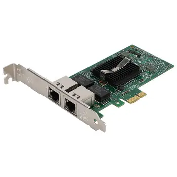 PCI-E Dual Gigabit Ethernet Port Zabudované vysokorýchlostné pre Intel 82575EB Network Karta pre Desktop