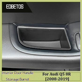 Pre Audi Q5 8R 1. Gen 2008-2019 Auto Predné Dvere, Zábradlie, Triediť Úložný Box Auto Interiérové Doplnky 2 KS