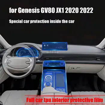 pre Genesis GV80 JX1 2020 2022 V Aute Nástrojom Navigácie TPU Ochranný Interiéru Priehľadný Ochranný Film