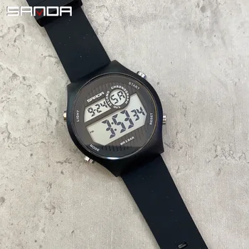 Pánske náramkové hodinky Digitálne 50M Nepremokavé Pánske náramkové hodinky Módne Retro Mužské Hodinky reloj hombre Montre