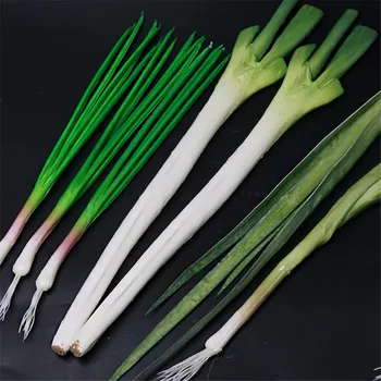 reštaurácia, obchod, shop, dekorácie, cesnak skrutka jarné cibuľky scallion zelený Čínsky cibule šalotky falošné umelé zeleniny model