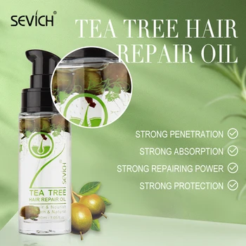 Sevich Tea Tree Vyživuje Vlasy Rastu Podstate Sprej na Vlasy & vlasovej Pokožky Starostlivosť o Vlasy, Aby Vlasy Hladšie Proti vypadávaniu Vlasov Olej 30ml