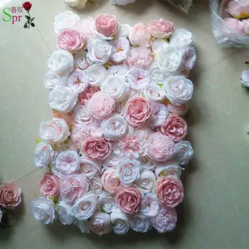 SPR 2,4 m*2,4 m stenu vyššiu kvalitu 3D kvetinové steny svadobné pozadie umelý kvet stôl runner vrchol decorativ kvetinový