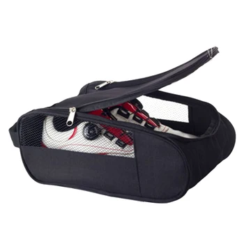 Topánky Na Golf Bag Dvojité Zipsy Domov Prípade Pack Priedušný Oka Otvor Cestovné Prachu Dôkaz Tenisky Organizátor Vrece