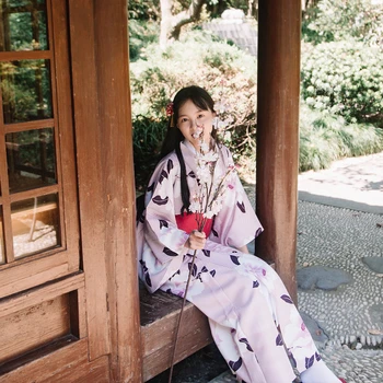 Tradičné Japonské Kimono Ženy Harajuku Tlač Denných Župan Geisha Yukata Roztomilý Dievča Zlepšenie Pohodlné Spanie Župan