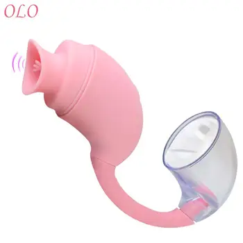 Vajcia Vibrátor Sex Shop 7 Rýchlosť Jazyk Ústne Lízanie Vibrátor Klitorisu Stimulátor G-bodu Masér Sexuálne Hračky pre Ženy