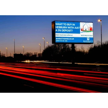 Vonkajší LED Displej Panel Pevné Inštalácie Železa Kabinetu P10 960*960mm SMD RGB Vysoký Jas LED Reklama Billboard