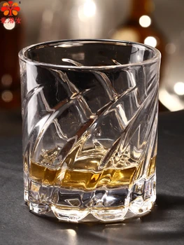 Whisky Sklo Rotujúce Sklo Pohár Sklenené Poháre Vína Okuliare Shot Okuliare Pivo, Sklo, Poháre Na Pitie,