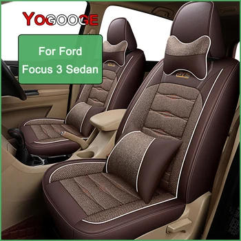 YOGOOGE Auto Kryt Sedadla Pre Ford Focus 3 Sedan Sedan Auto Doplnky Interiéru (1seat)