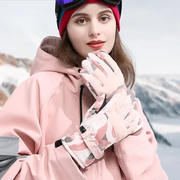 Zimné Nové Lyžiarske Rukavice pre Dotykový Displej Plus Bavlna dámske Outdoor Koni Snowboard Ski Rukavice Vetru Nepremokavá Lyžovanie Prstové
