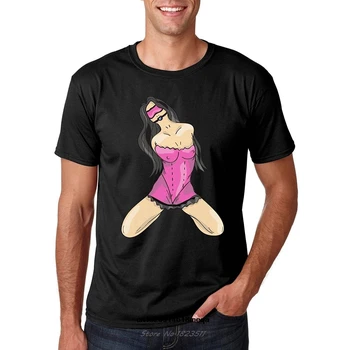 Zábavné Tričká Módne pánske Letné T-shirt Mužov Vytlačené Vtipné Tričko Mužov Tees Dievča BDSM Bavlna Harajuku