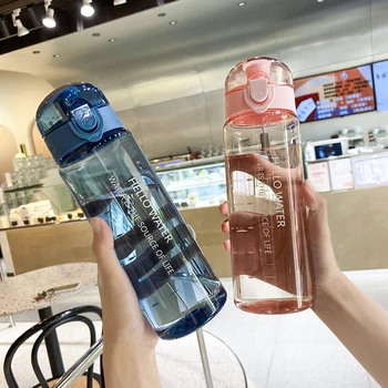 Športové Fľašu, Plastové Prenosné Pitnej Pohár Telocvični Nepresakuje Drop-dôkaz Prenosné Shaker Hrnček Vonkajšie Cestovná Fľaša na Vodu 780ml